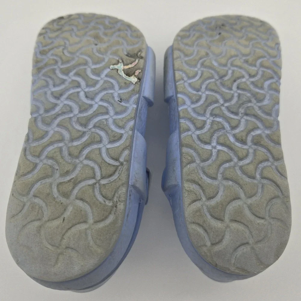 Birkenstock Rio Sandals Toddler Blue Rubber Size EU 25 US Size 7